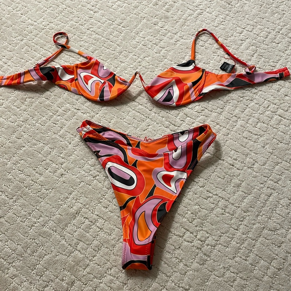 Tropical Geo Bikini Set